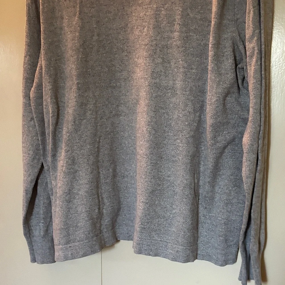 J. Crew Men’s Heather Gray Cotton Crew Neck Sweater Size XL Classic